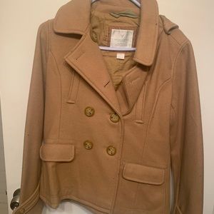 Tan Pea Coat